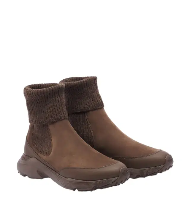 Tod's Knitted leather ankle boots