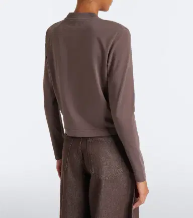 Jacquemus Gros Grain cotton-blend jersey T-shirt | Thumbnail 2
