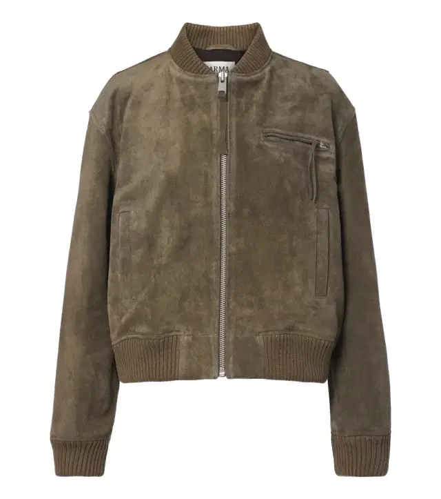 Arma Elysia suede bomber jacket
