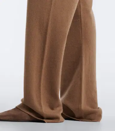 Extreme Cashmere N°479 Runaway cashmere-blend wide-leg pants | Thumbnail 3