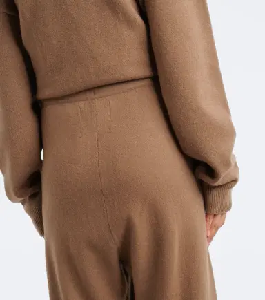 Extreme Cashmere N°479 Runaway cashmere-blend wide-leg pants | Thumbnail 5