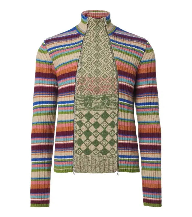 Dries Van Noten Striped wool sweater