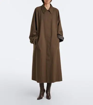 The Row Iza cotton gabardine coat | Thumbnail 4