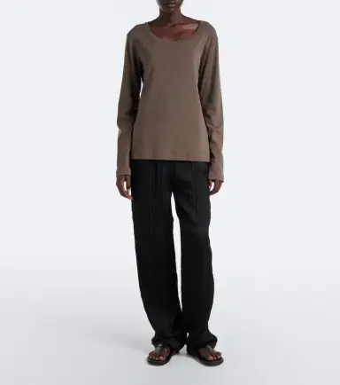 The Row Kalto cotton jersey top | Thumbnail 6 The Row Kalto cotton jersey top | Thumbnail 6