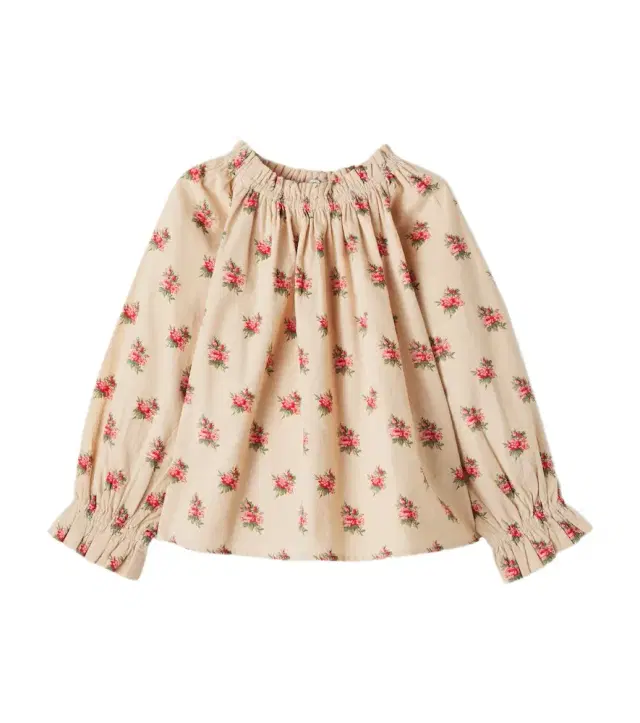 Emile et Ida Floral cotton blouse