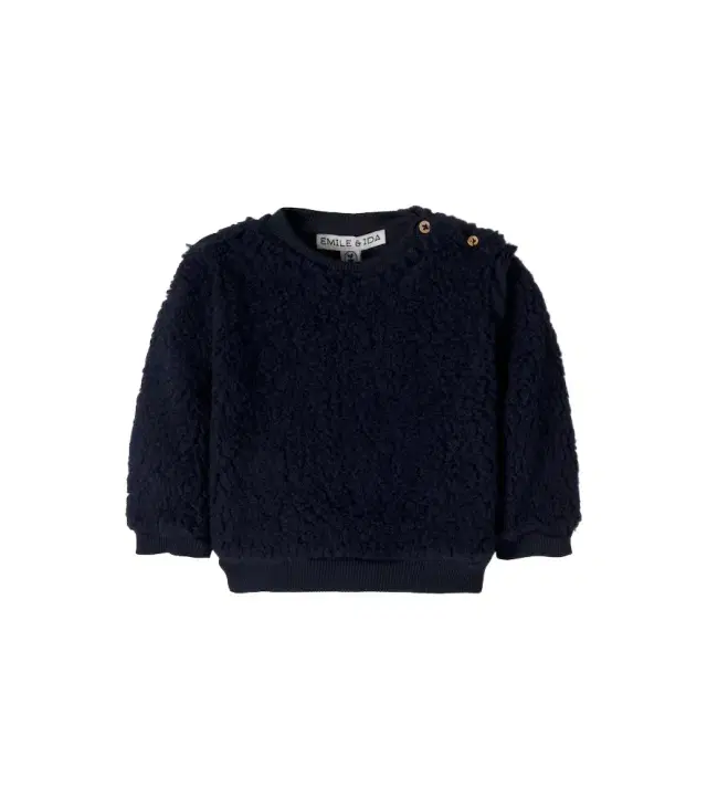 Emile et Ida Baby teddy sweatshirt