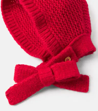 Emile et Ida Baby wool and cotton balaclava | Thumbnail 2