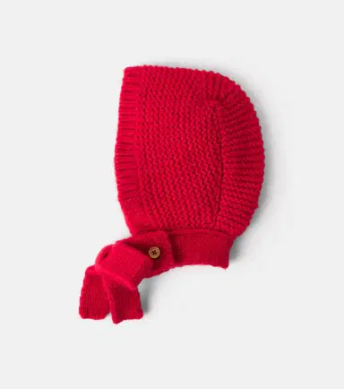 Emile et Ida Baby wool and cotton balaclava | Thumbnail 3