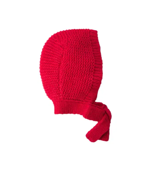 Emile et Ida Baby wool and cotton balaclava