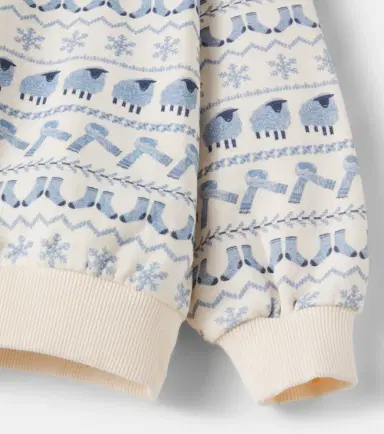 Emile et Ida Printed cotton fleece sweatshirt | Thumbnail 2