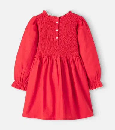 Emile et Ida Ruffled smocked cotton dress | Thumbnail 2