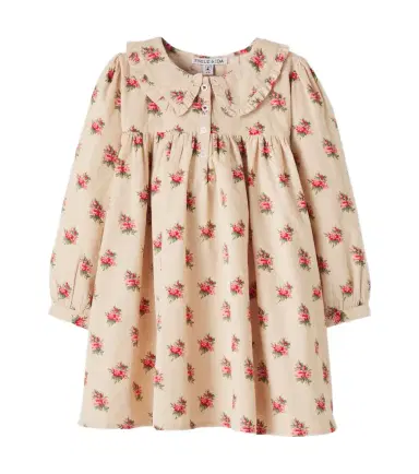 EMILE & IDA Floral ruffled cotton dress | Thumbnail 1