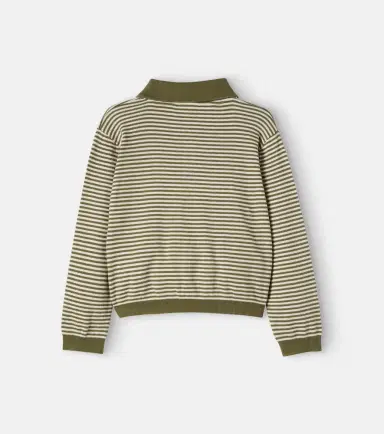 Emile et Ida Striped cotton polo shirt | Thumbnail 2