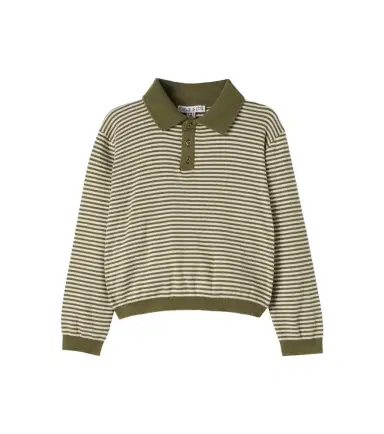 Emile et Ida Striped cotton polo shirt | Thumbnail 1