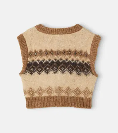 Emile et Ida Jacquard sweater vest | Thumbnail 3
