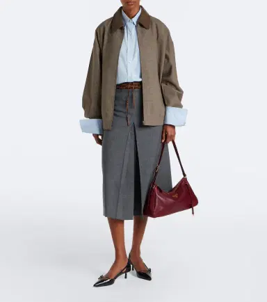Prada Aimée Large leather shoulder bag | Thumbnail 2 Prada Aimée Large leather shoulder bag | Thumbnail 2