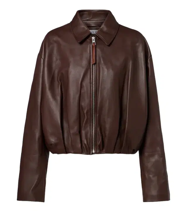 Loewe Draped leather jacket