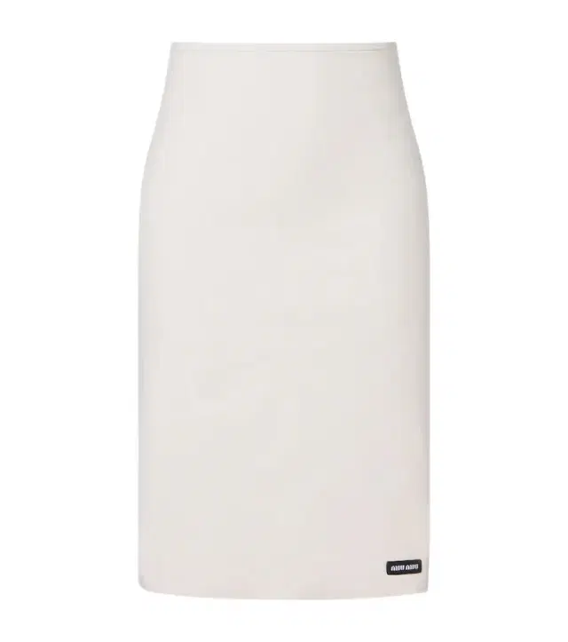 Miu Miu Cotton-blend poplin pencil skirt