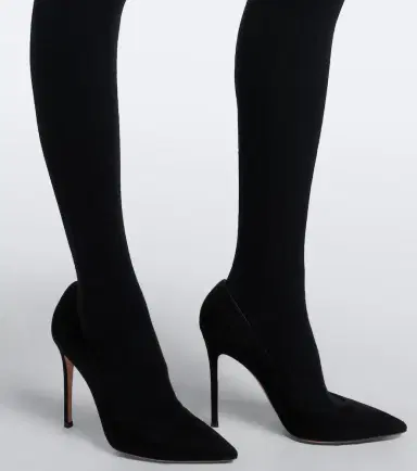 Nour Hammour Whit cashmere and wool tights | Thumbnail 6 Nour Hammour Whit cashmere and wool tights | Thumbnail 6