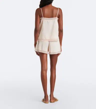 Eres Lightness lace-trimmed cotton shorts | Thumbnail 5 Eres Lightness lace-trimmed cotton shorts | Thumbnail 5