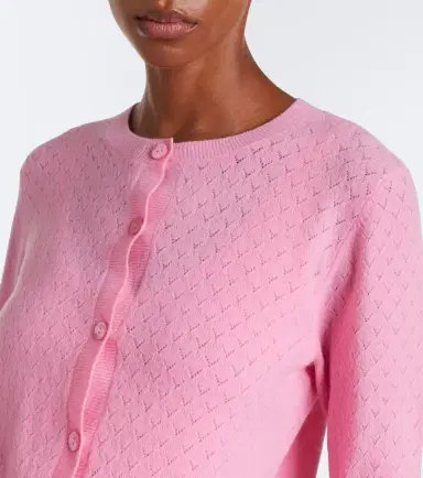 Eres Sucrerie pointelle wool-blend cardigan | Thumbnail 6