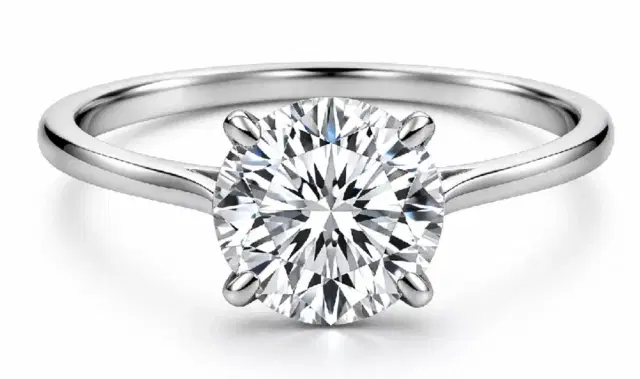 Wish Fine Jewelry 1.50ct Diamond 18K Gold Solitaire Ring