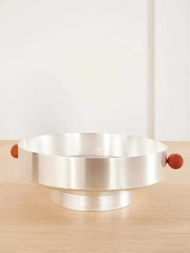 Natalia Criado Silver-plated And Stone Bowl