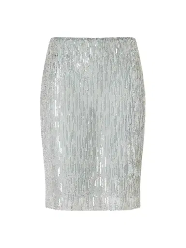 Ilkyaz Ozel Ani Crystals Embellished Mini Skirt | Thumbnail 1