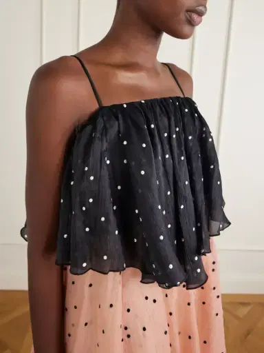 Aje Songstress Polka-dot Organza Maxi Dress | Thumbnail 4