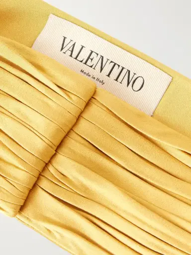 Valentino Garavani Plissé Satin Belt | Thumbnail 3