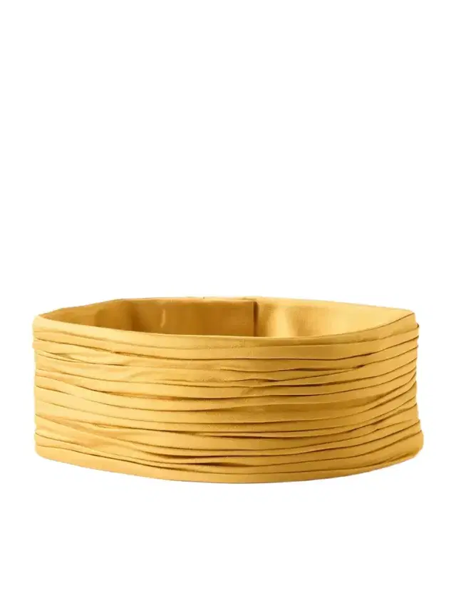 Valentino Garavani Plissé Satin Belt