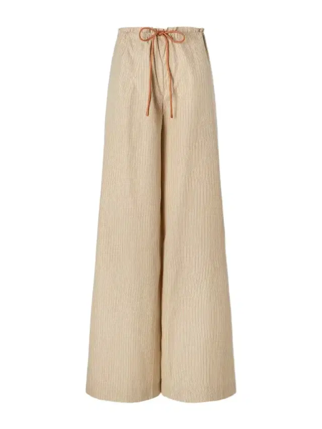 Wesley Striped Cotton-taffeta Wide-leg Pants