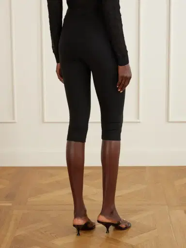 Dolce & Gabbana Crepe High-rise Straight-leg Capri Pants | Thumbnail 4 Dolce & Gabbana Crepe High-rise Straight-leg Capri Pants | Thumbnail 4