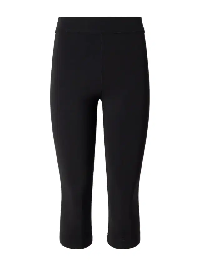 Crepe High-rise Straight-leg Capri Pants