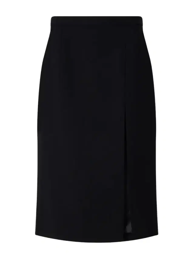 Dolce & Gabbana Front-slit Wool Midi Skirt