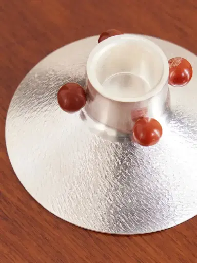 Natalia Criado + Vesper Voyage Axis Silver-plated And Stone Candle Holder | Thumbnail 3 Natalia Criado + Vesper Voyage Axis Silver-plated And Stone Candle Holder | Thumbnail 3