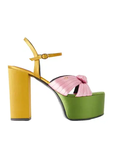 Valentino Garavani Crasher 125 Vlogo-embellished Knotted Satin Sandals | Thumbnail 1