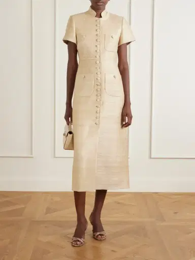 LIBEROWE Imperial Silk-blend Midi Dress | Thumbnail 2 LIBEROWE Imperial Silk-blend Midi Dress | Thumbnail 2