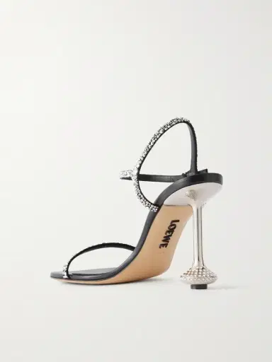 Loewe Toy 90 Crystal-embellished Leather Sandals | Thumbnail 3 Loewe Toy 90 Crystal-embellished Leather Sandals | Thumbnail 3