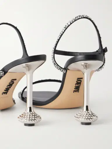 Loewe Toy 90 Crystal-embellished Leather Sandals | Thumbnail 5 Loewe Toy 90 Crystal-embellished Leather Sandals | Thumbnail 5