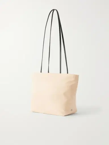 Valesque Spaghetti Leather-trimmed Nylon Shoulder Bag | Thumbnail 4