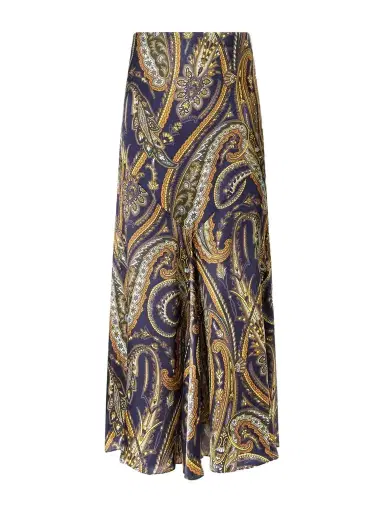 Etro Paisley-print Satin Midi Skirt | Thumbnail 1