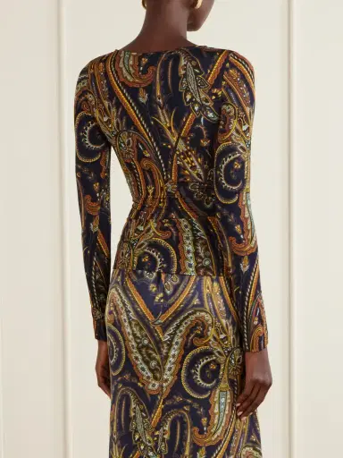 Etro Paisley-printed Jersey Blouse | Thumbnail 4