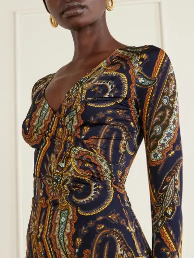 Etro Paisley-printed Jersey Blouse | Thumbnail 5