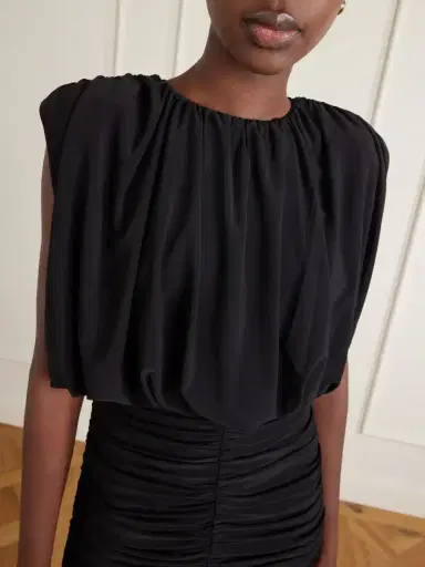 Aje Lunaria Gathered Belted Jersey Midi Dress | Thumbnail 4