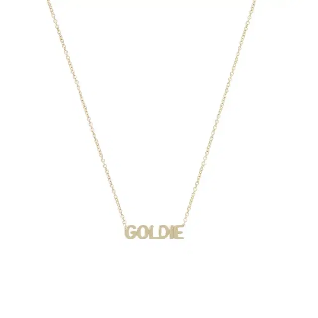 Stephanie Gottlieb Petite Bubble Name Necklace