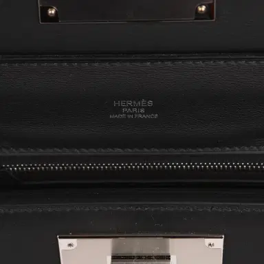 HERMÈS Hermes Mini 24/24 Bag Black Togo, Swift Palladium Hardware | Thumbnail 7 HERMÈS Hermes Mini 24/24 Bag Black Togo, Swift Palladium Hardware | Thumbnail 7