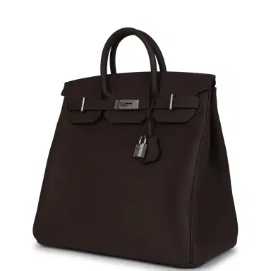 HERMÈS Pre-owned Hermes HAC Birkin 40 Ecorce Togo Palladium Hardware | Thumbnail 5 HERMÈS Pre-owned Hermes HAC Birkin 40 Ecorce Togo Palladium Hardware | Thumbnail 5