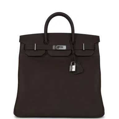 HERMÈS Pre-owned Hermes HAC Birkin 40 Ecorce Togo Palladium Hardware | Thumbnail 1 HERMÈS Pre-owned Hermes HAC Birkin 40 Ecorce Togo Palladium Hardware | Thumbnail 1