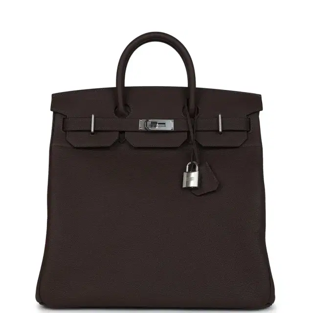 HERMÈS Pre-owned Hermes HAC Birkin 40 Ecorce Togo Palladium Hardware